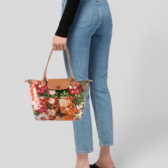 Longchamp Le Pliage Garden Floral Foo tote bag - Picture 13 of 13